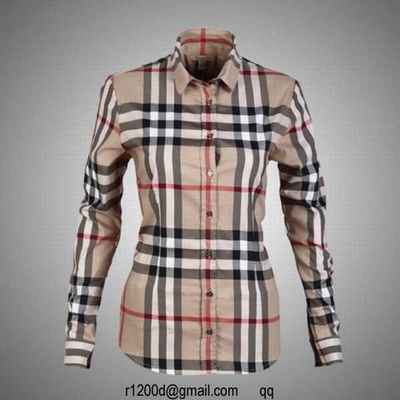 chemisier femme burberry