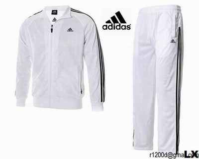 survetement adidas homme blanc