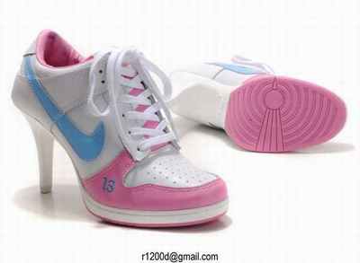 nike talon compensé rose