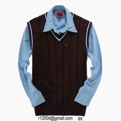 pull sans manches tommy hilfiger