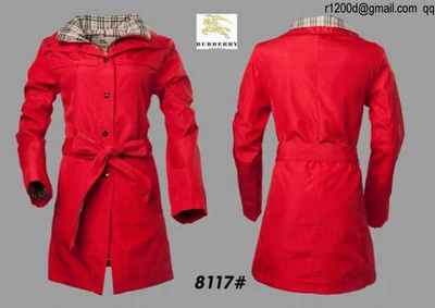 trench femme burberry pas cher